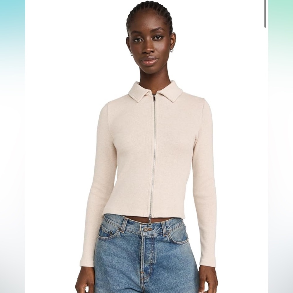 Madewell Cream Knit Top